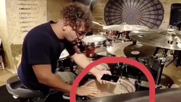 Drumtip: leg je telefoon nooit op je floortom neer