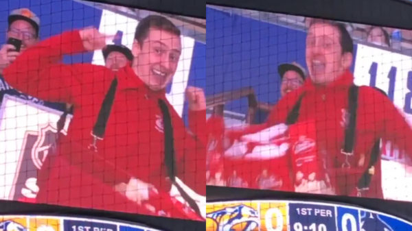 Plezier in je werk: deze popcornverkoper heeft het