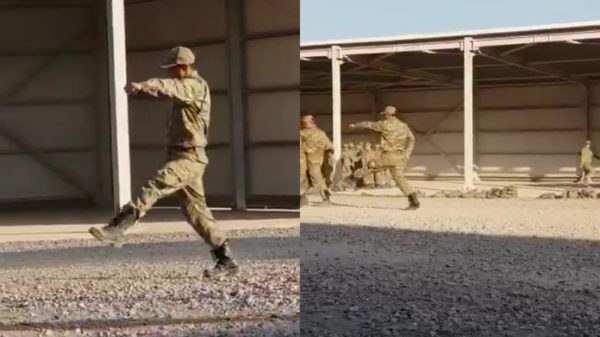 Zo'n eerste dag in het leger is altijd even wennen