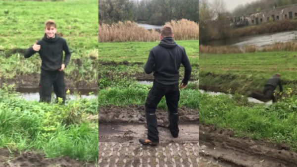 "Wedden voor een euro dat jij niet naar de overkant kunt springen?"