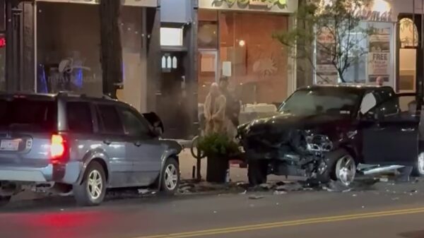 Dronken automobilist ramt meerdere auto's in New York
