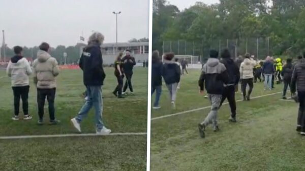 Voetbalwedstrijd in Den Haag tussen 16-jarigen ontaardt in een massale vechtpartij