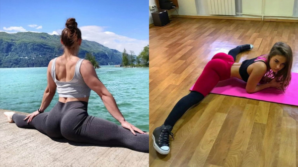 Elastische vrouwen willen maar al te graag laten zien hoe flexibel ze zijn