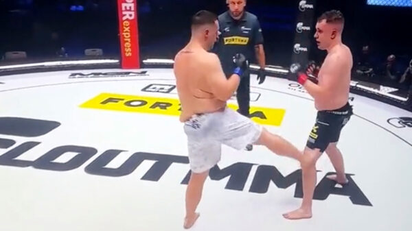 Uitputtingsslag resulteert in hilarisch MMA-gevecht tussen Mokry Suchar en Patiro Gala