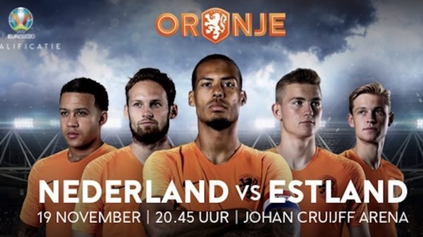 Het Nederlands Elftal wint de laatste kwalificatieronde met 5-0 van Estland!