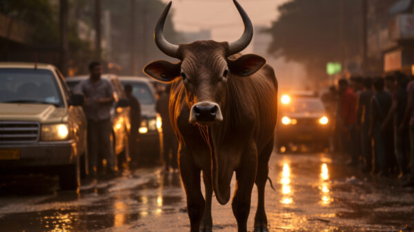 Losgeslagen stier veroorzaakt chaos en paniek in de straten van Peru