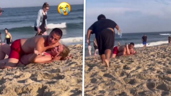 Klef stelletje aangepakt door omstanders op openbaar strand: "Er zijn kinderen bij!"