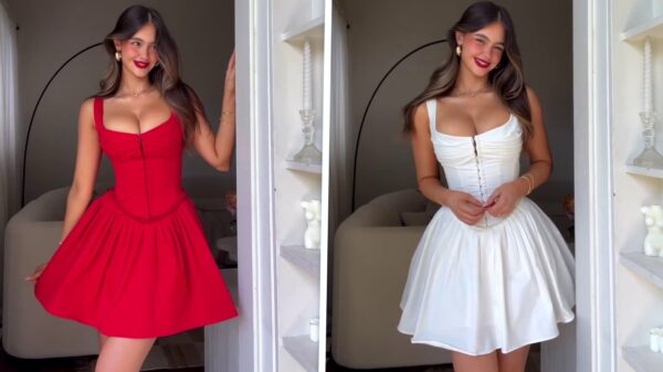 Hulp gezocht: Ella Cervetto is op zoek naar een geschikte jurk maar kan niet kiezen