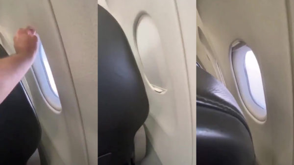 Even genieten van de meest kinderachtige ruzie om een vliegtuigraampje ooit