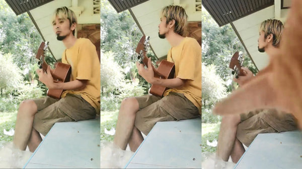 Geblondeerde singer-songwriter wordt keihard geballblocked tijdens het optreden