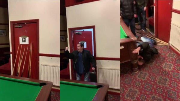 Een paar biljartkeus zijn genoeg om je kroegmakker naar de grond te helpen
