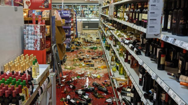 Supermarktbezoeker in Nordhausen heeft gewoon een enorme teringhekel aan wijn