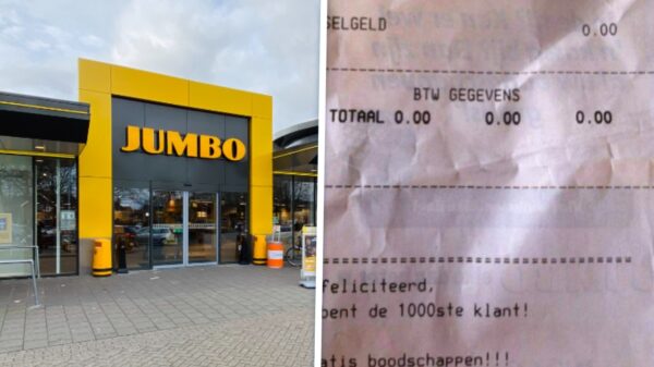 Klant bij Jumbo pakt zeer bijzondere prijs toen 'ie de 1000e klant was