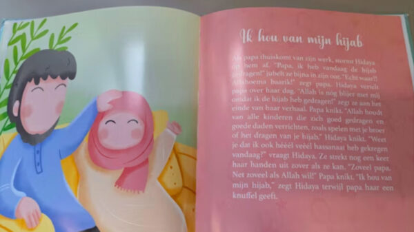 Verbazing over kinderboek speciaal voor de kleine moslima over het dragen van een hijab