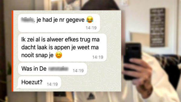 Vrouw vergat dat ze haar nummer had uitgedeeld en kreeg ineens gênante berichtjes