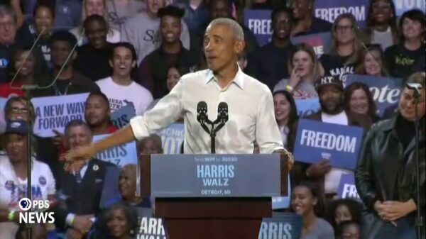 Barack Obama rapt "Lose yourself" van Eminem tijdens verkiezingsbijeenkomst voor Kamala Harris