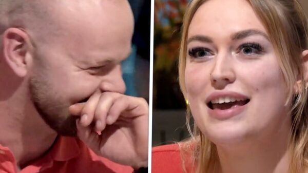 Vrouw in First Dates is iets te veel zichzelf en floept er een ranzige uitspraak uit