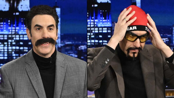 Ali G en Borat weer heel even tot leven gebracht in The Tonight Show