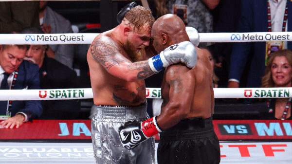 Jake Paul vs. Mike Tyson belandt in top 10 meest bekeken sportevenementen ooit