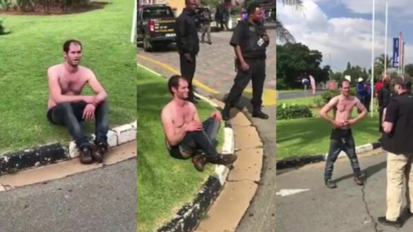 Crackhead beweert dat zijn hond Elon Musk is