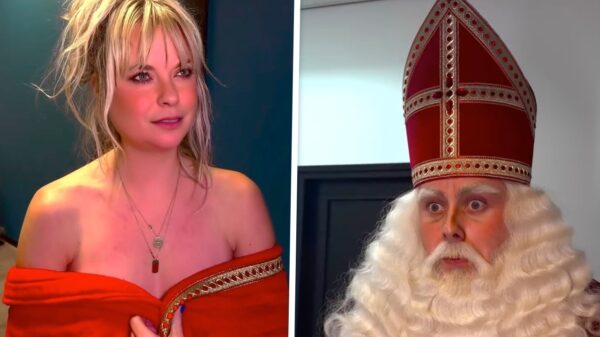 De Stoute Sint krijgt het bloedheet van Sylvana IJsselmuiden zonder badjas