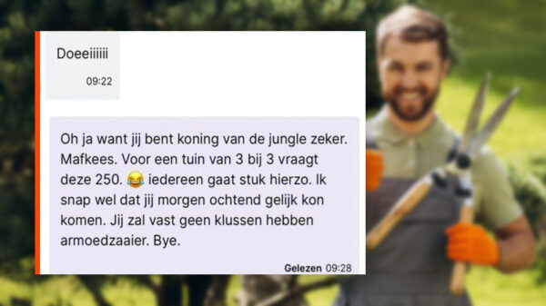 Gesprek loopt volledig uit de hand nadat tuinman 250 euro vraagt voor uurtje onkruid wieden