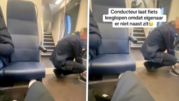 Conducteur laat banden van fiets leeglopen: "Zeg maar niets, anders krijg ik misschien problemen"