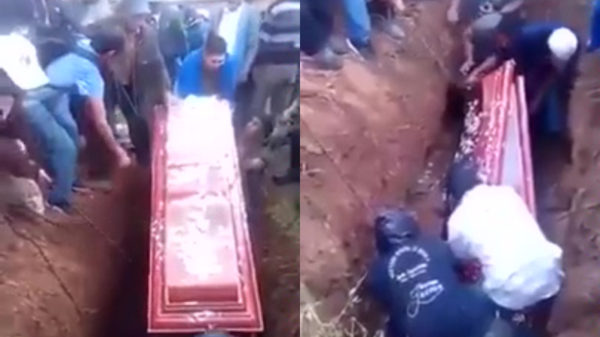 De begrafenis liep niet geheel zoals gepland