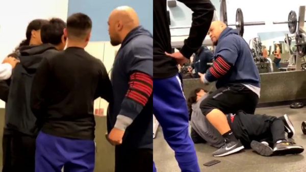 Speltip #645: val in de sportschool nooit die hele grote kerel aan