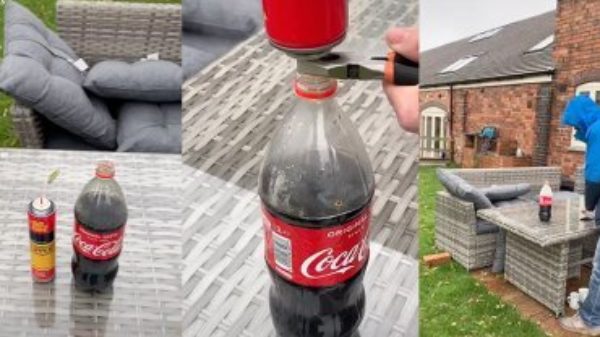 Wat gebeurt er als je cola met butaangas mengt?