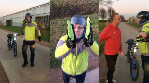 Beroepszeikerd op elektrische fiets krijgt volgens hem veel te weinig ruimte van vrachtwagenchauffeur