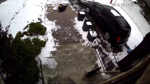 Dankzij een spekgladde trap ben je supersnel beneden