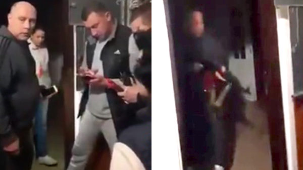 Russische buurman wordt beschuldigd van stroom aftappen en gaat compleet door het lint