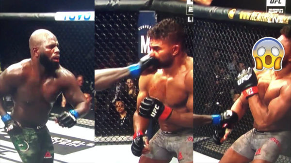 Nare blessure voor Alistair Overeem: zijn bovenlip gooit handdoek in de ring in de laatste 10 seconden van gevecht met Rozenstruik