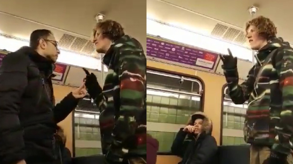 Jezus Christus is gesignaleerd in een Duitse trein
