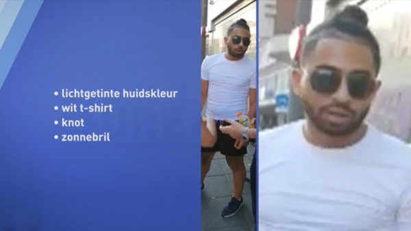 Knot-dragende billenknijper vol in beeld dankzij omstander met haarscherpe camera