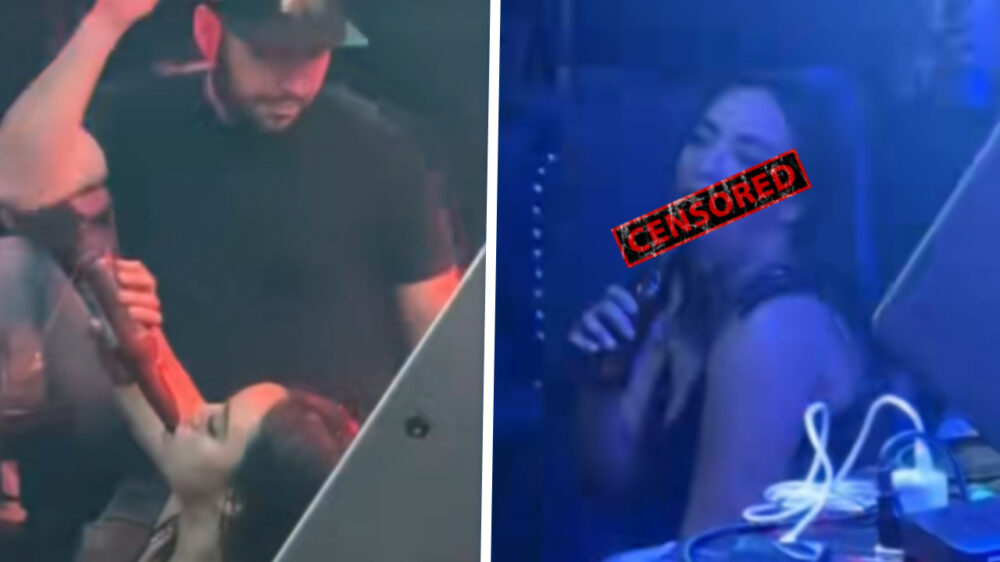 Feestbeest houdt wel van een biertje en maakt dat op schunnige wijze kenbaar aan de wereld