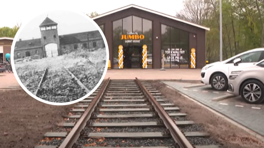 Frappant: Iedereen boos omdat een supermarkt in Elburg (met heeeeeel veel fantasie) op Auschwitz lijkt