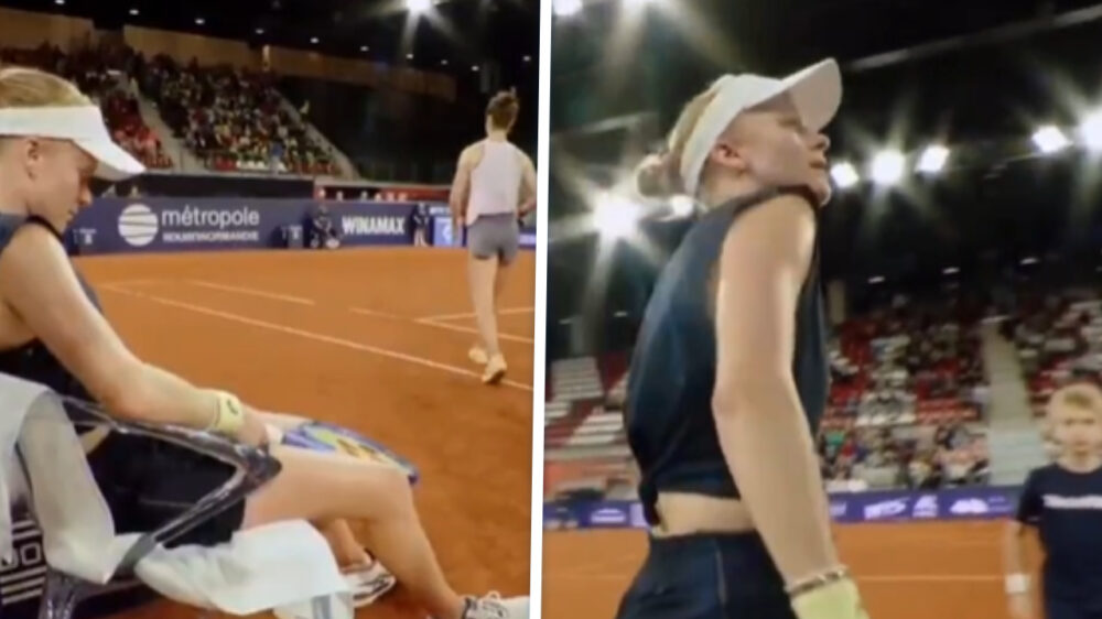 Tennisster Dart klaagt over ‘stinkende’ tegenstander tijdens match en vraagt scheids om in te grijpen