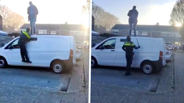 Vaassenaar maakt van busje zijn persoonlijke dansvloer en weigert er vanaf te komen