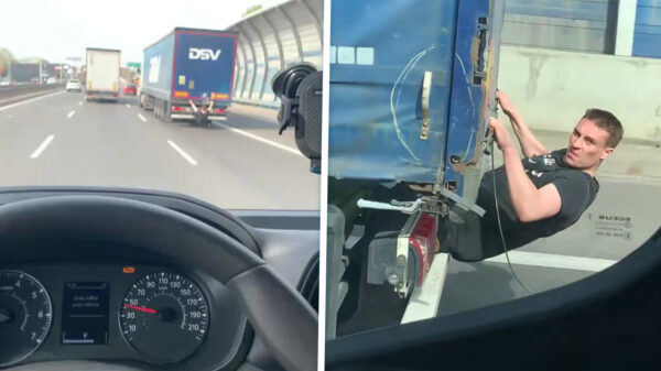 Snelweg-Superheld denkt dat ‘ie Spider-Man is en eindigt bijna als wegdecoratie