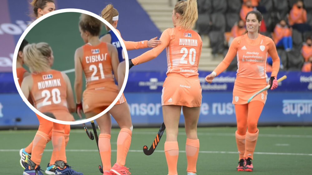 Oranje hockeydames zetten het internet in vuur en vlam door met hun zitvlees te schudden