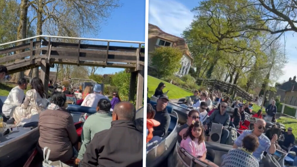 Giethoorn blijkt ideale bestemming voor Eerste Paasdag, zolang je geen slopende claustrofobie hebt