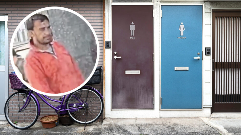 Zatlap ontvangt corrigerende muilpeer nadat hij op de stoep richting een vrouw staat af te wateren