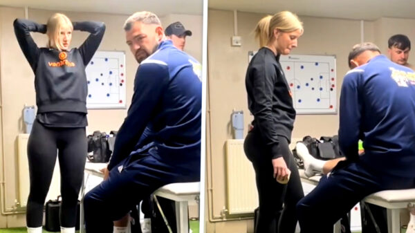 We weten niet waarom maar de nieuwe sportmasseuse is superpopulair bij de boys