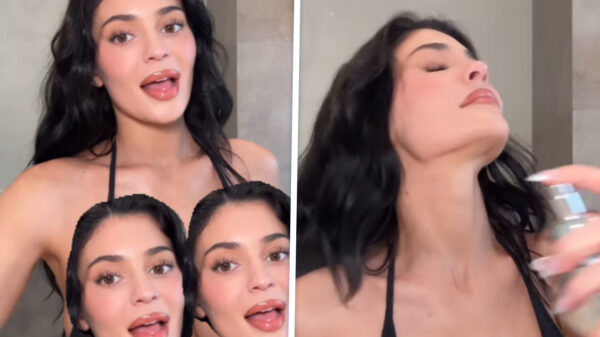 Laat 't maar aan Kylie Jenner en haar 'vriendinnen' over om een parfum te promoten