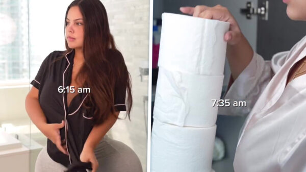 De ochtendroutine van plus-size model Gracie Bon kost veel toiletpapier