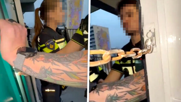 Politie-inval vakkundig gecounterd door een oersterke deurketting