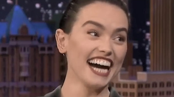 Star Wars-actrice Daisy Ridley kwam niet echt heel slim over bij Jimmy Fallon
