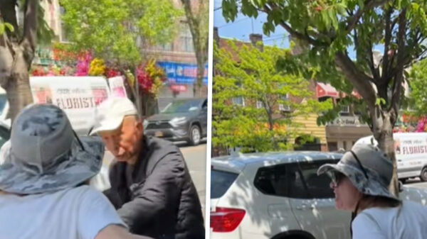 Valse furie geeft stoepfietser in Brooklyn de schrik van zijn leven: "AFSTAPPEN!!!"